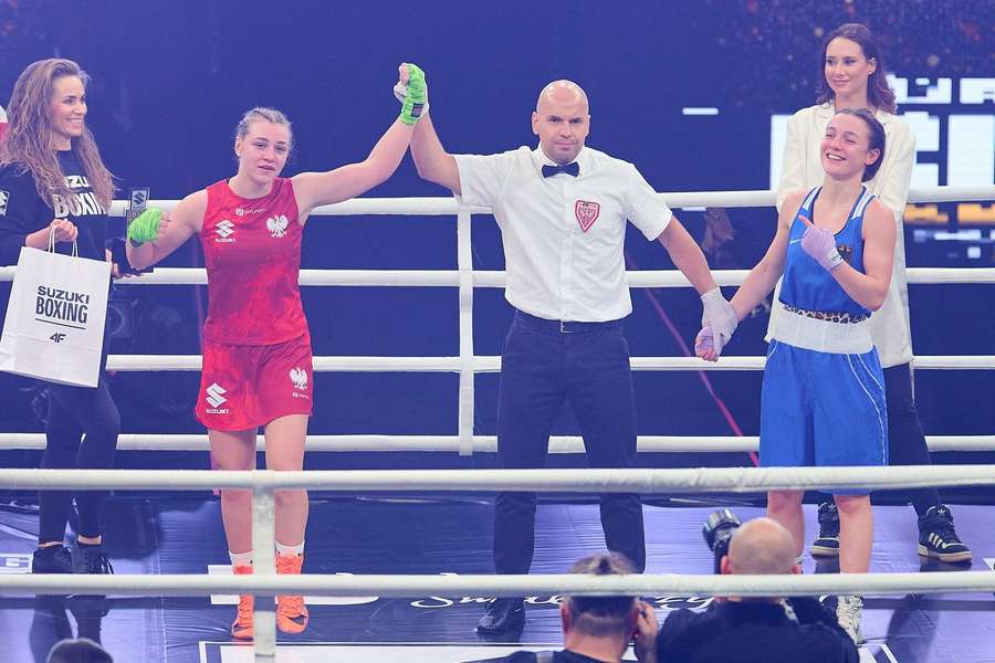 Julia Szeremeta po ogłoszeniu werdyktu walki w Lublinie 