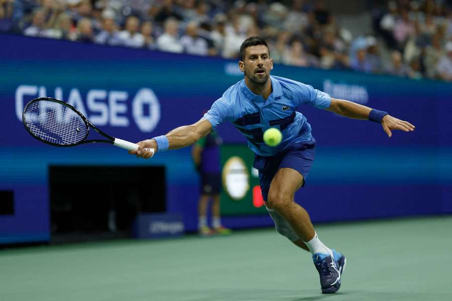 Novak Djokovic is safely into the third round