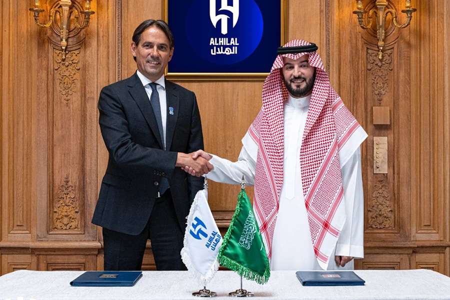 Simone Inzaghi je novým koučem Al Hilalu.