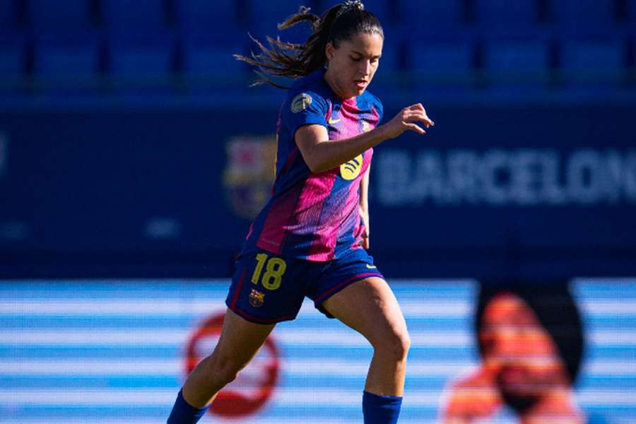 Kika Nazareth ao serviço do Barcelona
