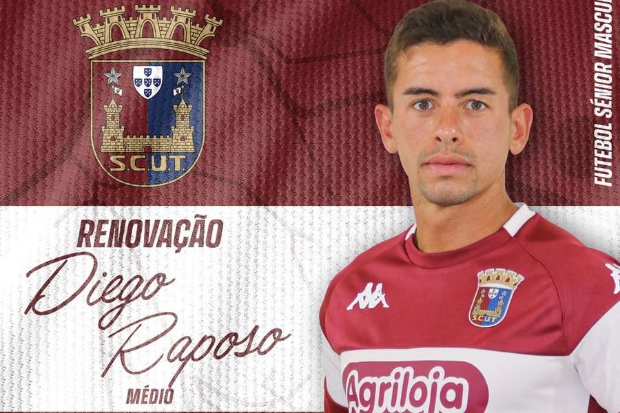 Diego Raposo renovou por mais uma temporada