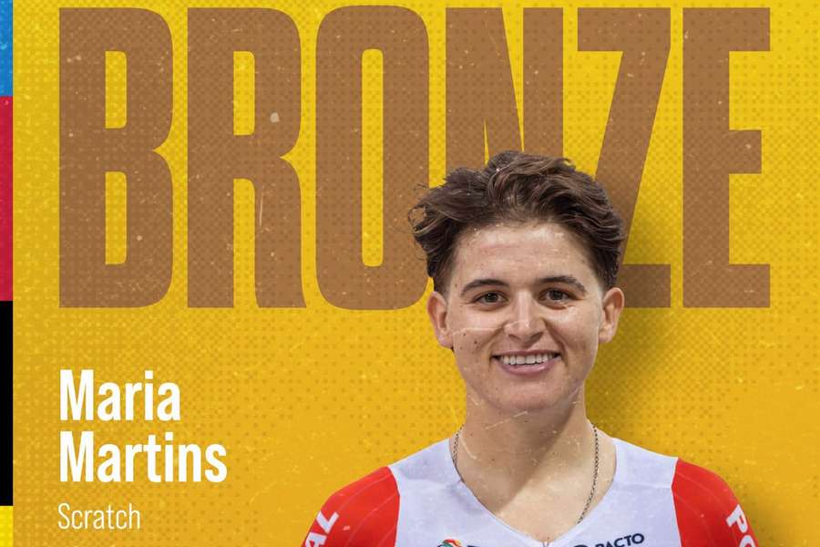 Maria Martins conseguiu bronze