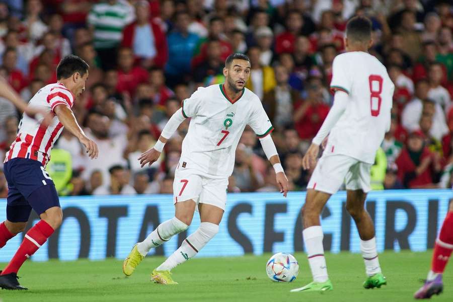 Com Ziyech e Hakimi, Marrocos divulga lista de convocados para Copa do Mundo