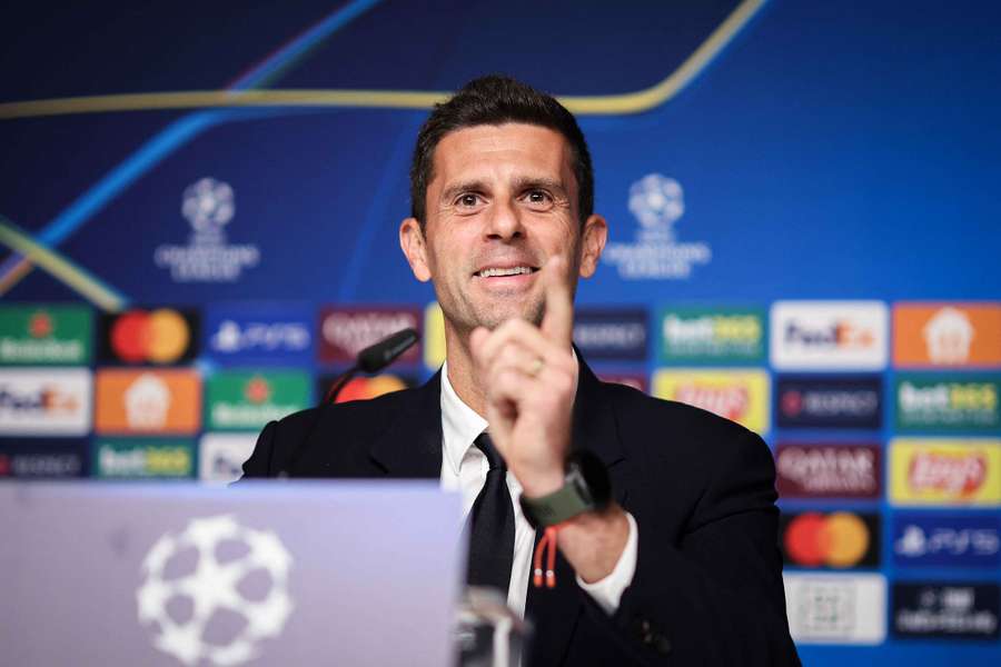 Thiago Motta in conferenza stampa