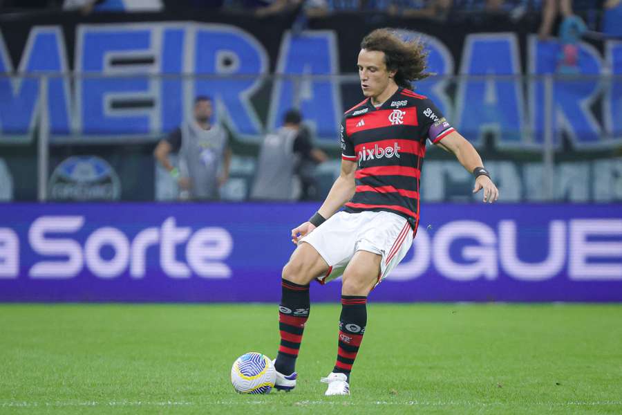 David Luiz foi o único veterano do Fla em Porto Alegre