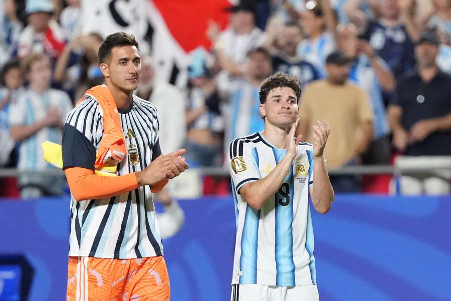 Julián Álvarez, tras el partido de Argentina ante Austria