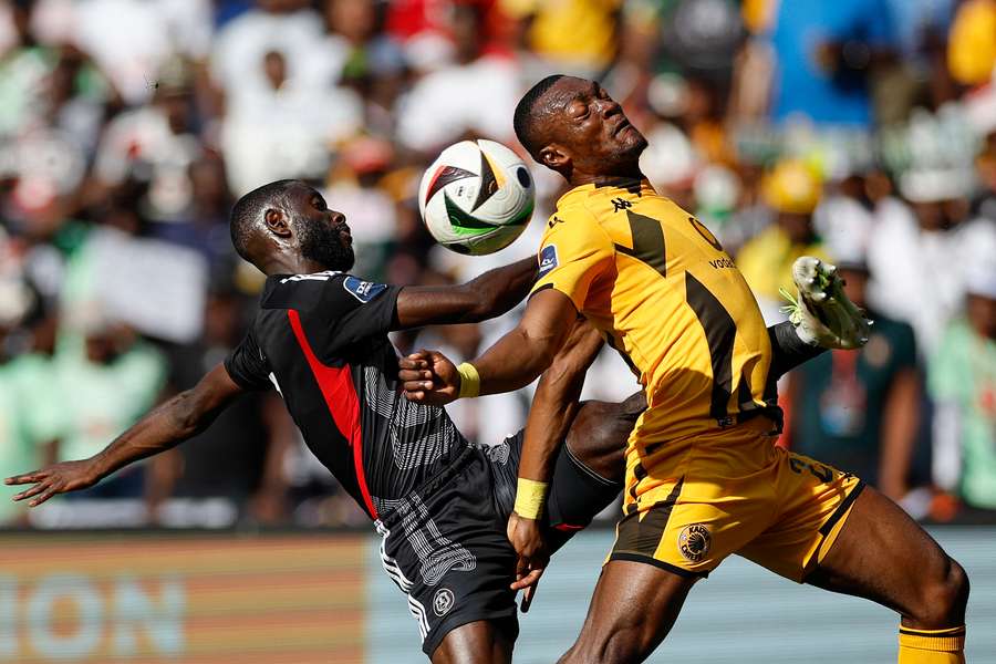 Orlando Pirates' Deon Hotto (left) brings plenty of experience into the Soweto Derby
