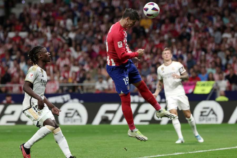 Morata marcó el tercer gol del Atleti nada más empezar la segunda parte.