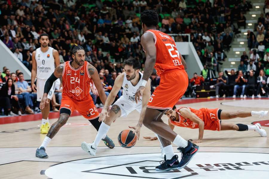 Campazzo, en un lance del Hapoel Tel Aviv-Real Madrid