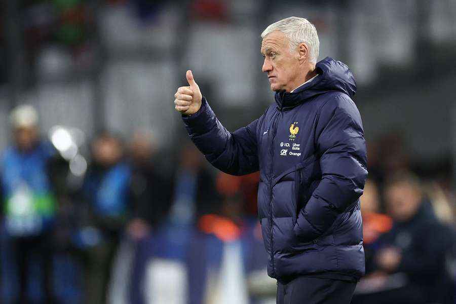 Deschamps says France "shouldn't be thinking about a semi-final or a possible final just yet"