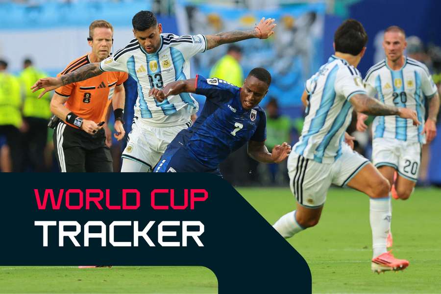 Argentina and Cape Verde facing off.
