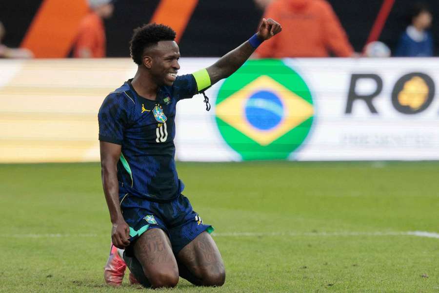 Vini Jr., da Seleção Brasileira