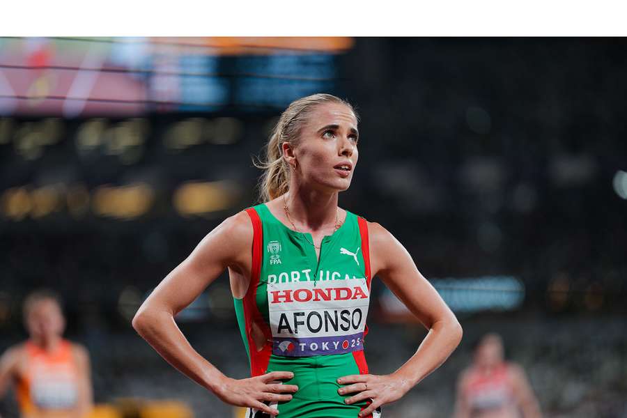 Salomé Afonso em representação de Portugal