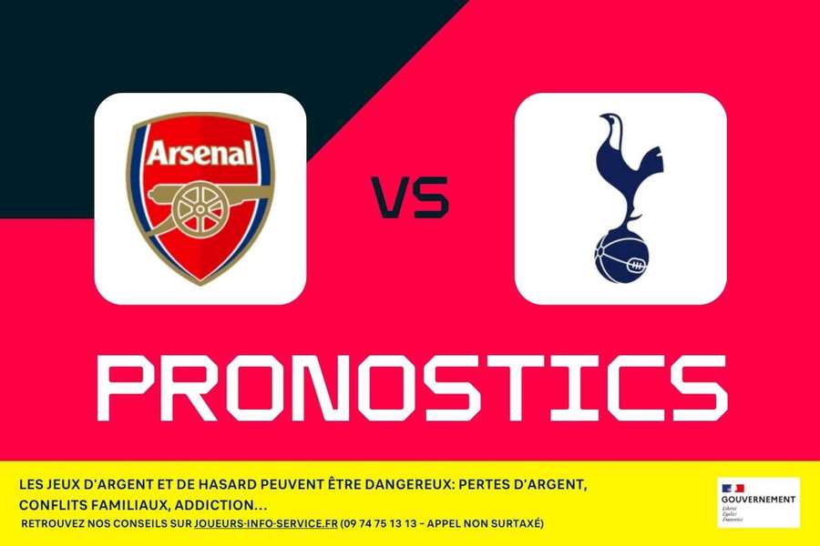 Arsenal – Tottenham : pronostics, meilleurs paris et cotes (Premier League)