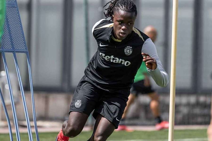 Geovany Quenda, extremo do Sporting