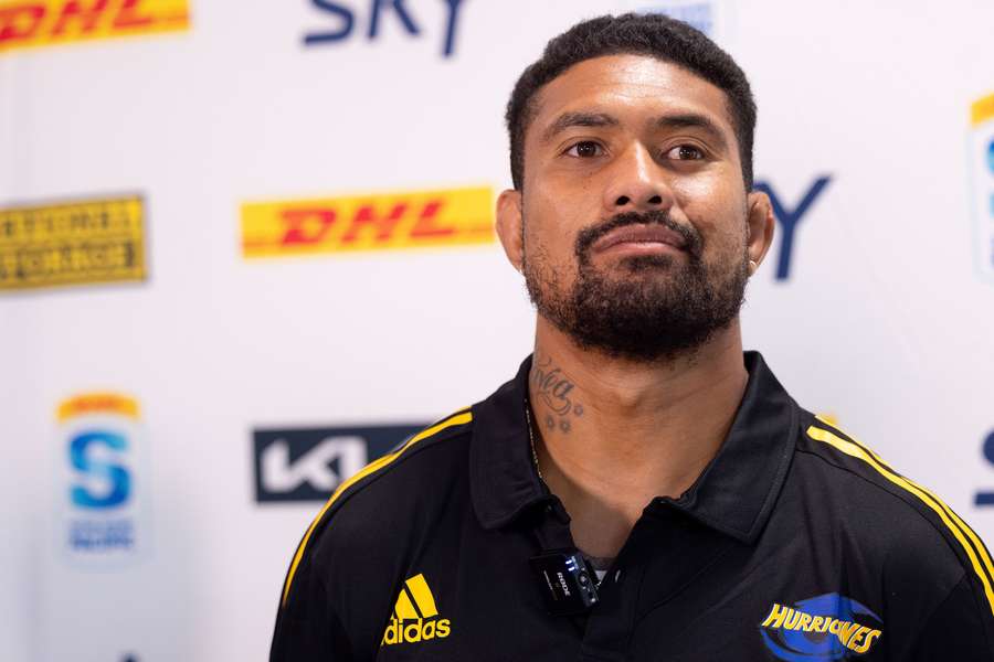 Ardie Savea aujourd'hui en conférence de presse.