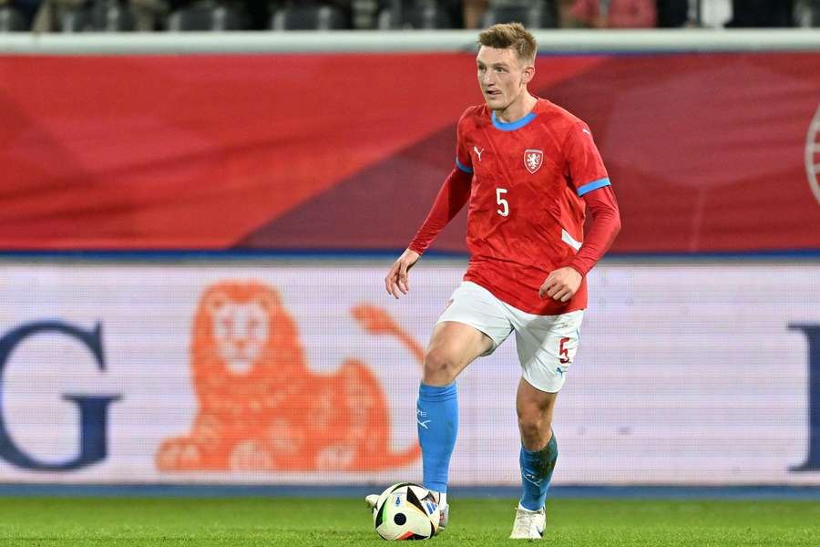 Štěpán Chaloupek v baráži o Euro U21 proti Belgii