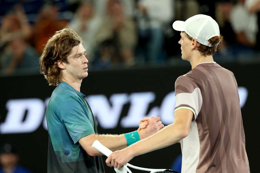 Rublev defendeu Sinner no caso de doping