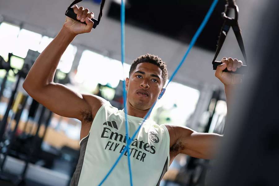 Bellingham, trabajando en el gimnasio