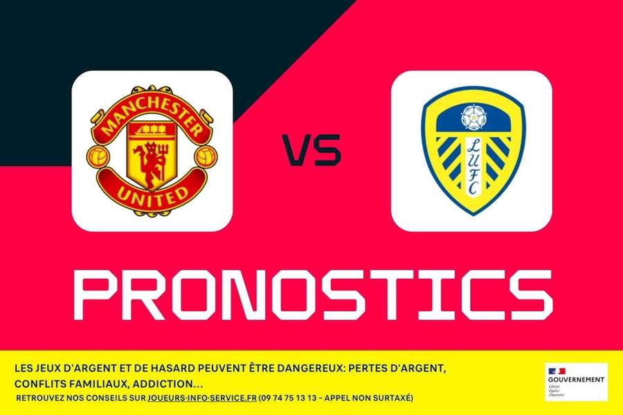 Manchester United - Leeds : pronostics, meilleurs paris et cotes (Premier League)