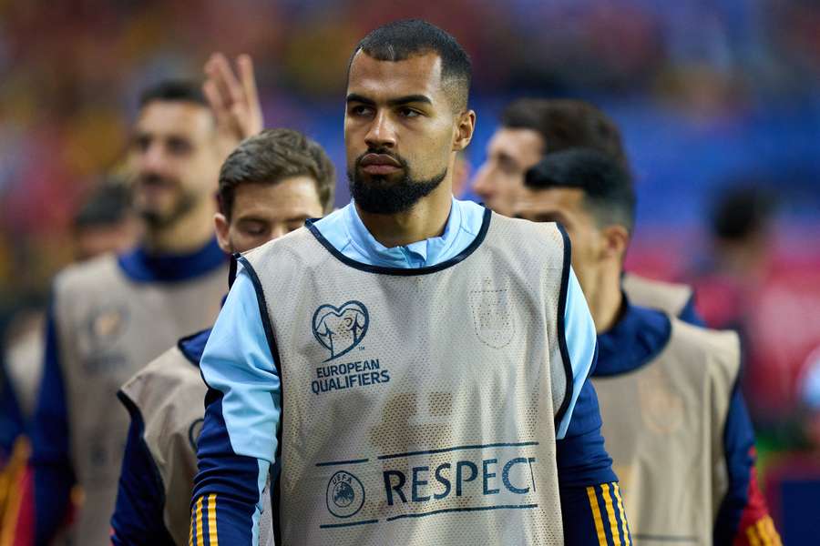 Robert Sánchez, con la selección española