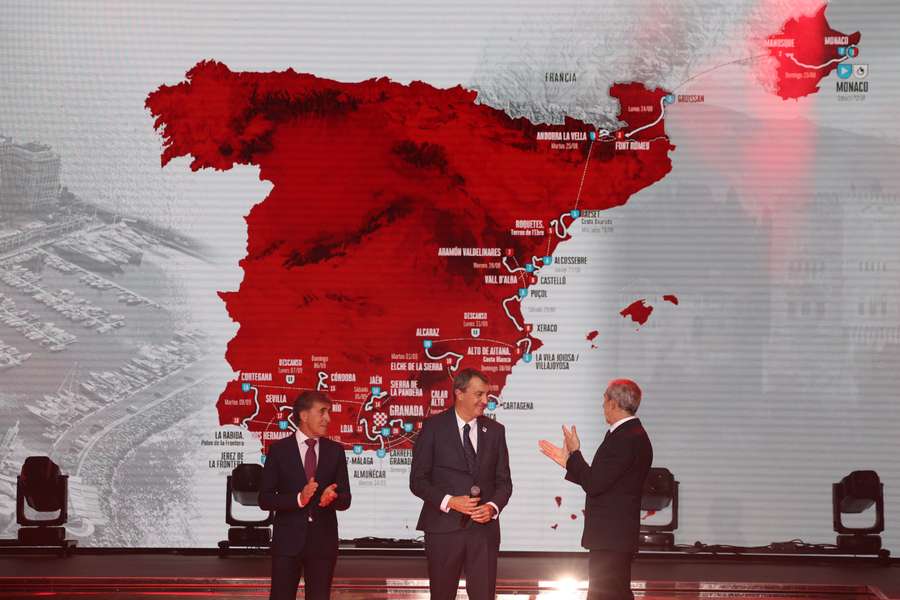 3.275 km de recorrido en 21 etapas tendrá La Vuelta 3.275 km de recorrido en 21 etapas tendrá La Vuelta