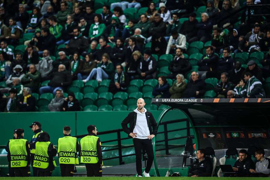 Christian Ilzer no duelo em Alvalade na época passada