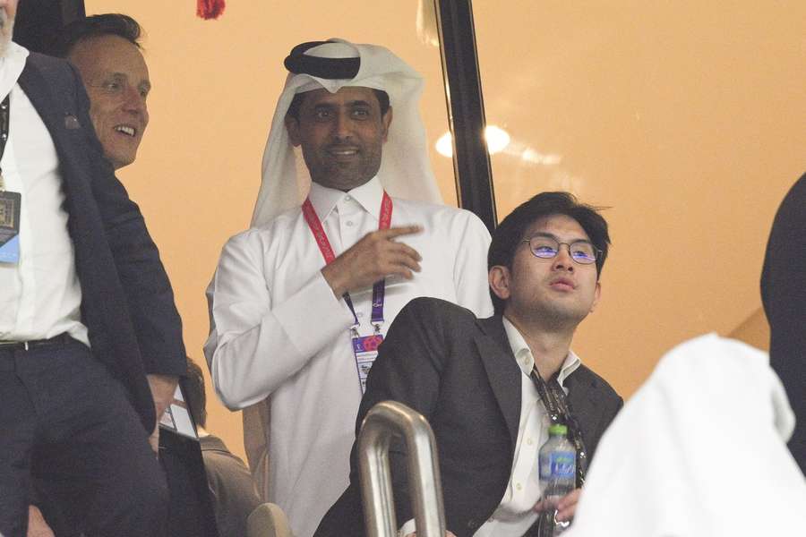 Nasser Al-Khelaïfi le 14 décembre à Doha.