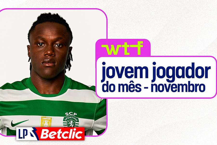 Geovany Quenda, extremo do Sporting Geovany Quenda, extremo do Sporting