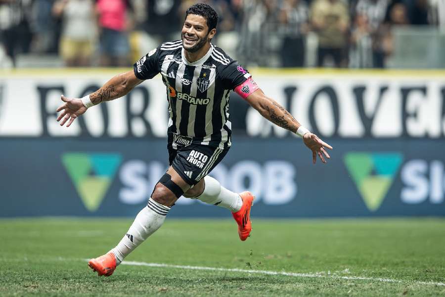 Hulk chegou à marca de 113 gols pelo Atlético-MG