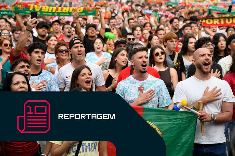 Adeptos portugueses em Lisboa Adeptos portugueses em Lisboa