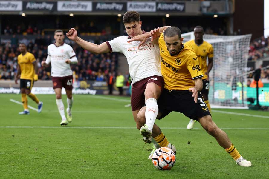 O Manchester City ficou desconfortável o jogo todo