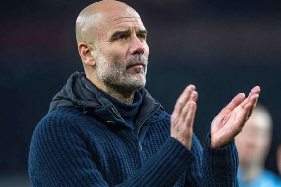 Trenér Manchesteru City Pep Guardiola