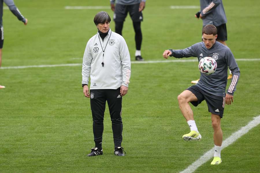 Florian Wirtz wurde unter Jogi Löw erstmals zur Nationalmannschaft eingeladen.