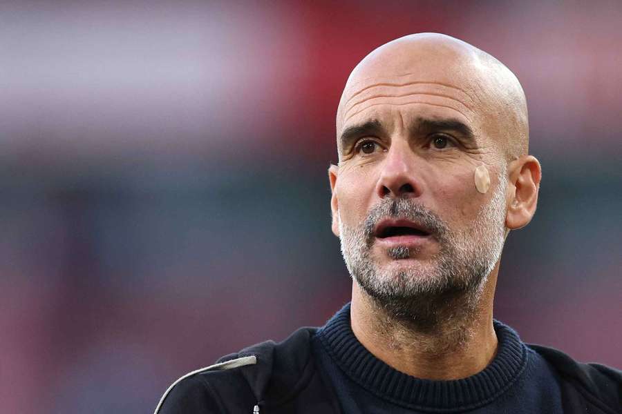 Pep Guardiola, after the match with Arsenal