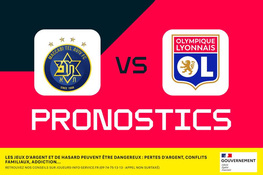 Maccabi Tel-Aviv - Lyon : Pronostics, meilleurs paris et cotes (J5 - Ligue Europa)