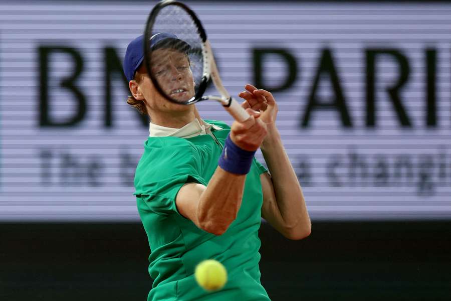 Sinner nel match contro Rublev