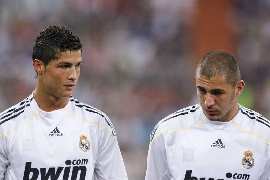 Cristiano Ronaldo e Karim Benzema chegaram a Madrid em 2009