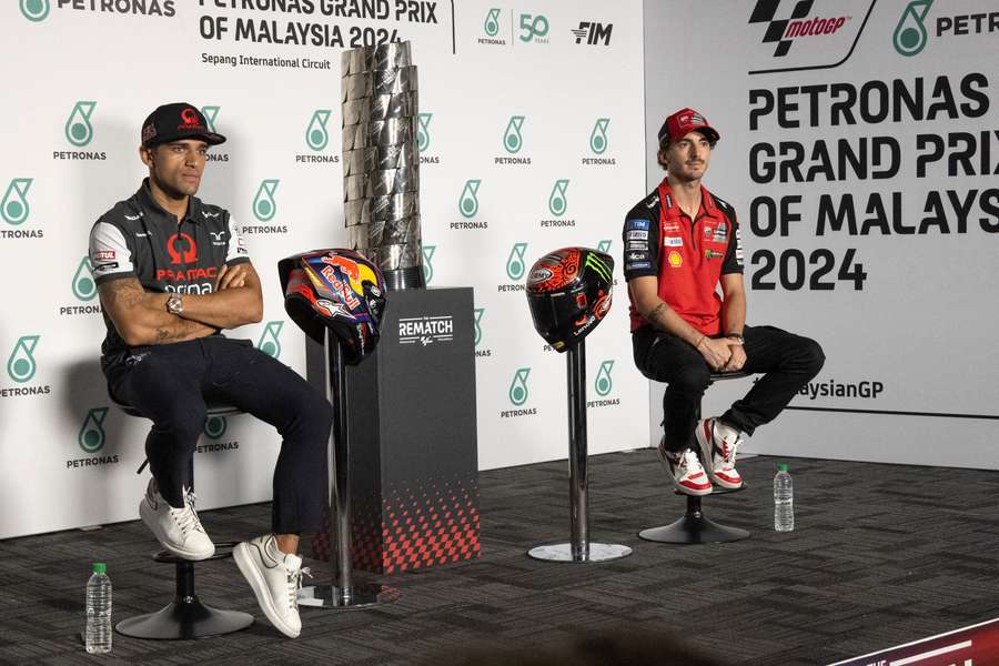 Jorge Martín y 'Pecco' Bagnaia, ante el penúltimo examen del curso.