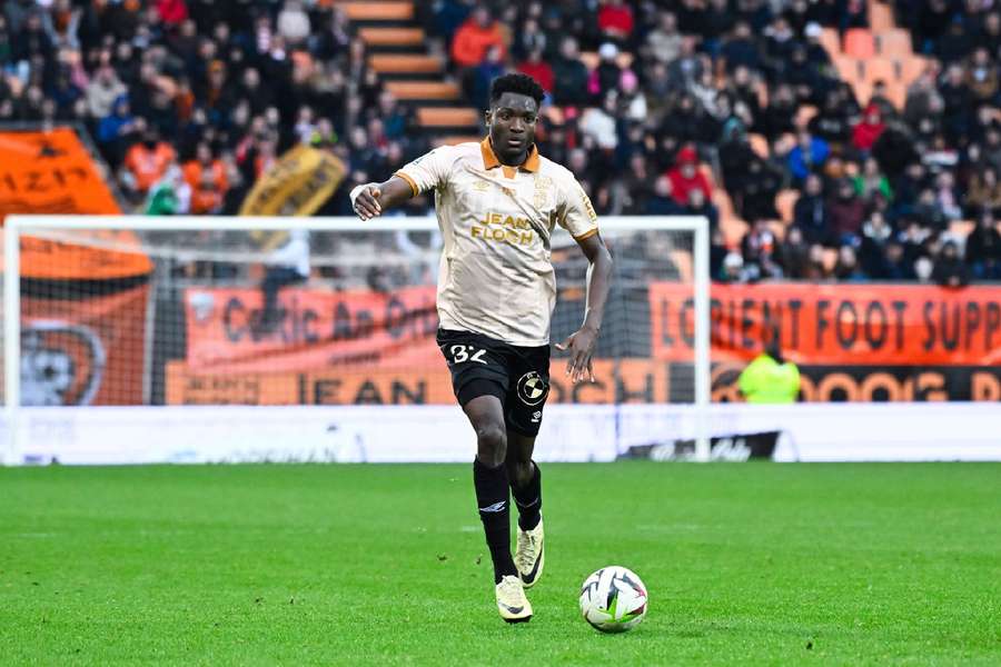 Adjei's form for Lorient has earned him a call up to the Ghana team