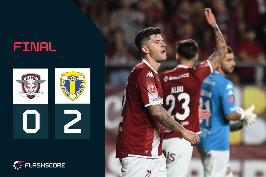 Rapid pierde derby-ul cu Petrolul. Două autogoluri îi îngroapă pe giuleșteni Rapid pierde derby-ul cu Petrolul. Două autogoluri îi îngroapă pe giuleșteni