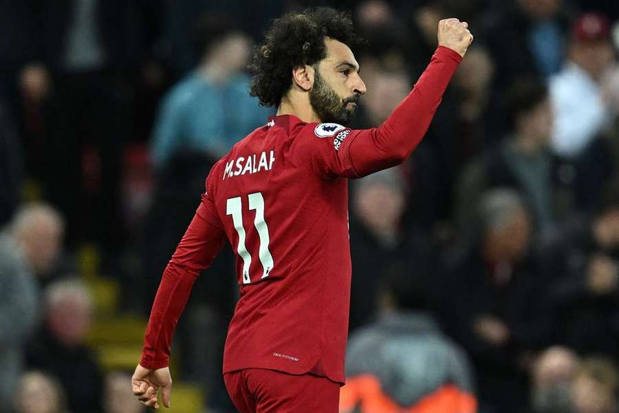 Mohamed Salah was on target for Liverpool in their 1-0 win over Fulham in midweek