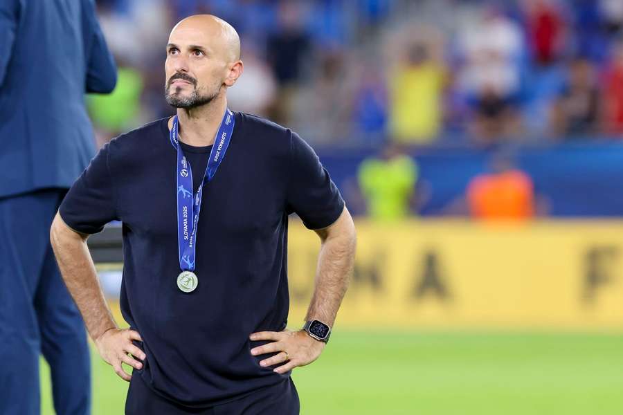 Antonio di Salvo nach der Niederlage im Finale der U21-EM