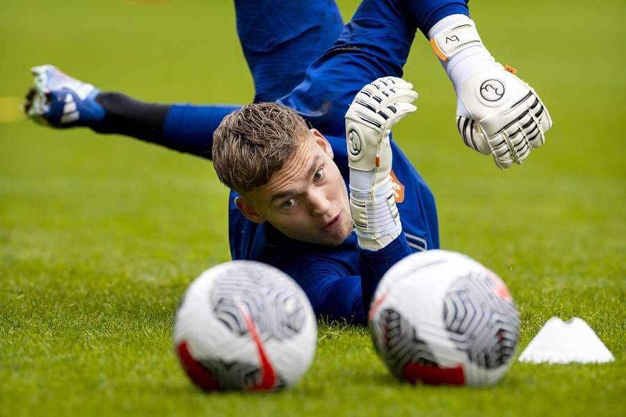 Bart Verbruggen tijdens een trainingssessie