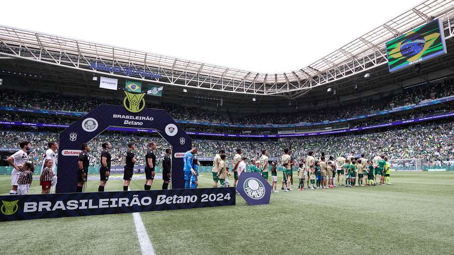 A torcida verde não gostou do que viu no Allianz Parque