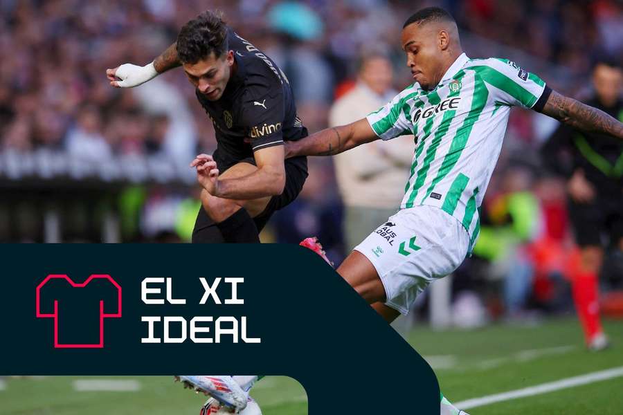 Hugo Duro, en el duelo ante el Betis.