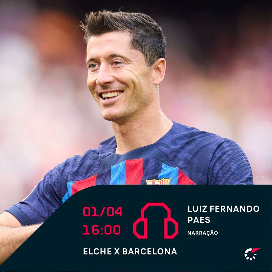 Flashscore transmite jogo do Barça com narração ao vivo