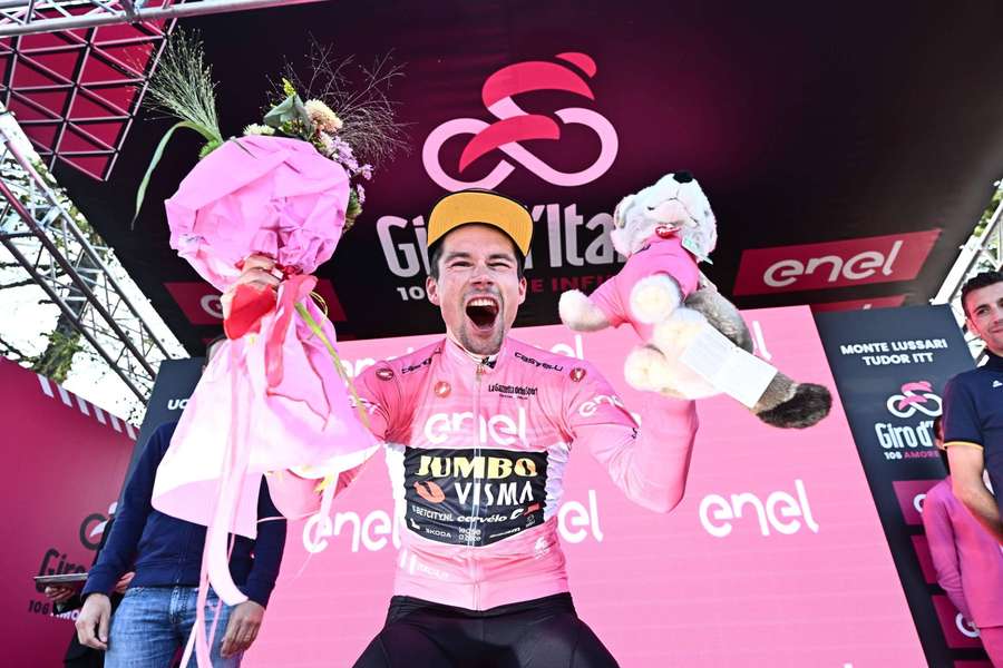 Primoz Roglic zwycięzcą wyścigu Giro d'Italia, Thomas i Almeida na podium