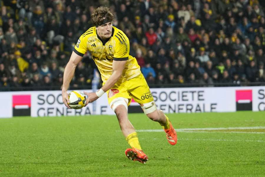 Oscar Jégou avec La Rochelle début-janvier.