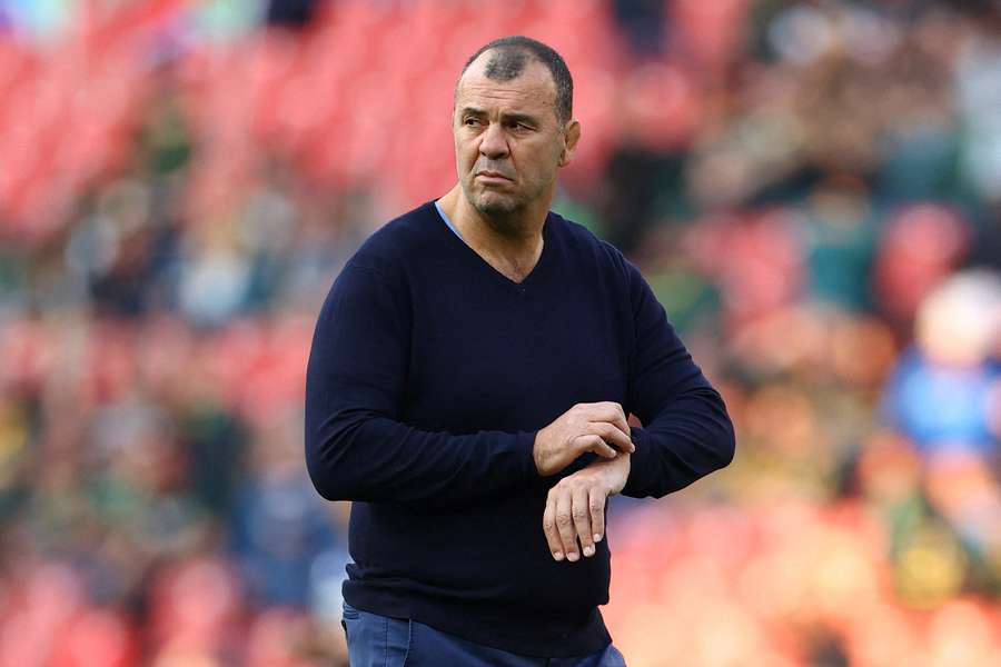 Argentina's head coach Michael Cheika